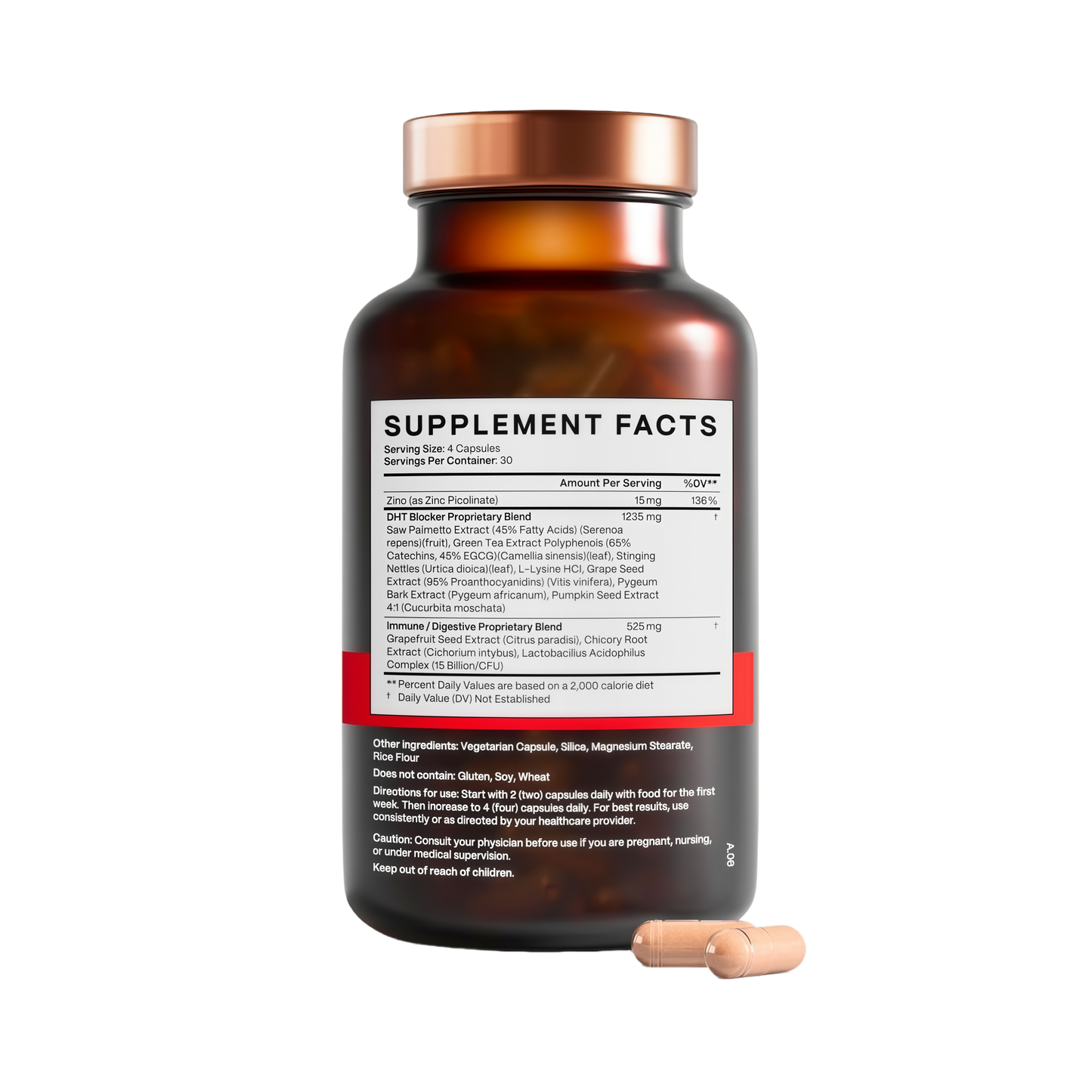 DHT Blocker - Hair Growth Supplement for Genetic Thinning for Men and Women | Guaranteed, Backed by 20 Years of Experience in Hair Loss Treatment Clinics