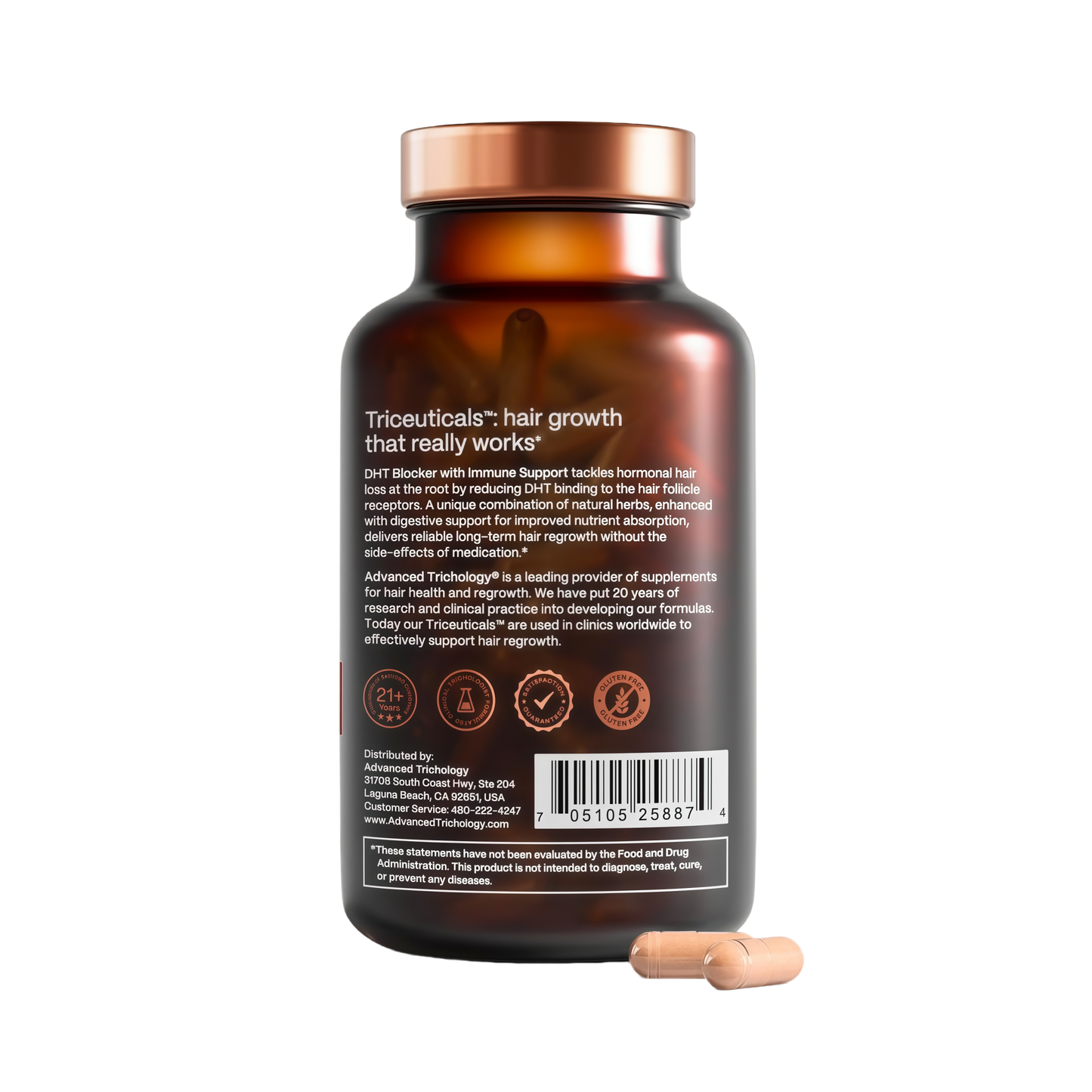 DHT Blocker - Hair Growth Supplement for Genetic Thinning for Men and Women | Guaranteed, Backed by 20 Years of Experience in Hair Loss Treatment Clinics