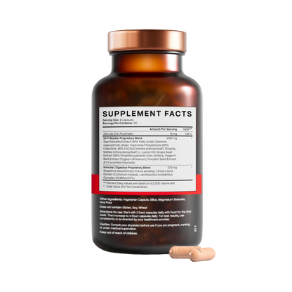 DHT Blocker - Hair Growth Supplement for Genetic Thinning for Men and Women | Guaranteed, Backed by 20 Years of Experience in Hair Loss Treatment Clinics