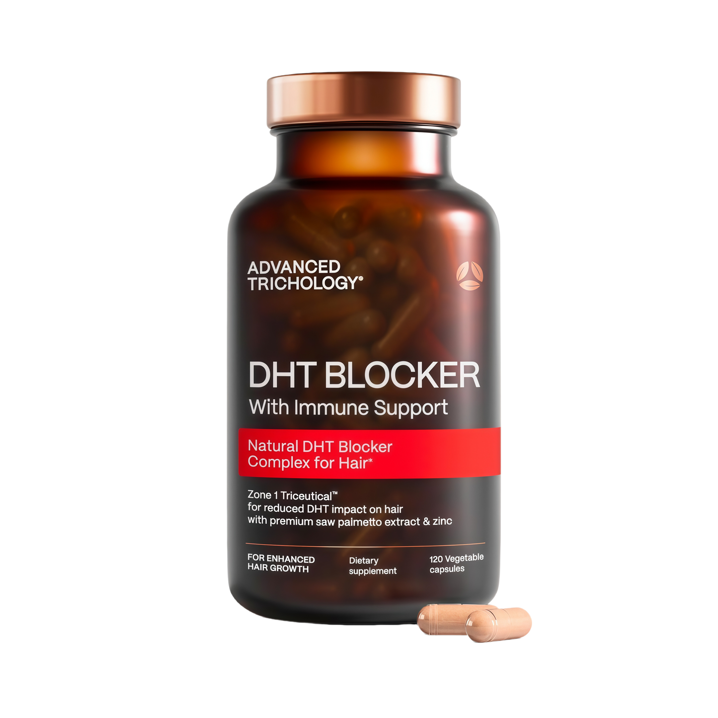 DHT Blocker - Hair Growth Supplement for Genetic Thinning for Men and Women | Guaranteed, Backed by 20 Years of Experience in Hair Loss Treatment Clinics