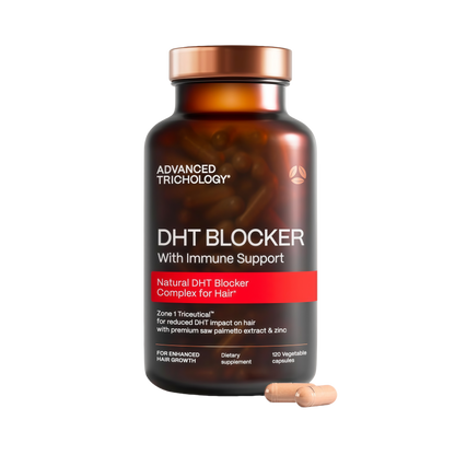 DHT Blocker - Hair Growth Supplement for Genetic Thinning for Men and Women | Guaranteed, Backed by 20 Years of Experience in Hair Loss Treatment Clinics